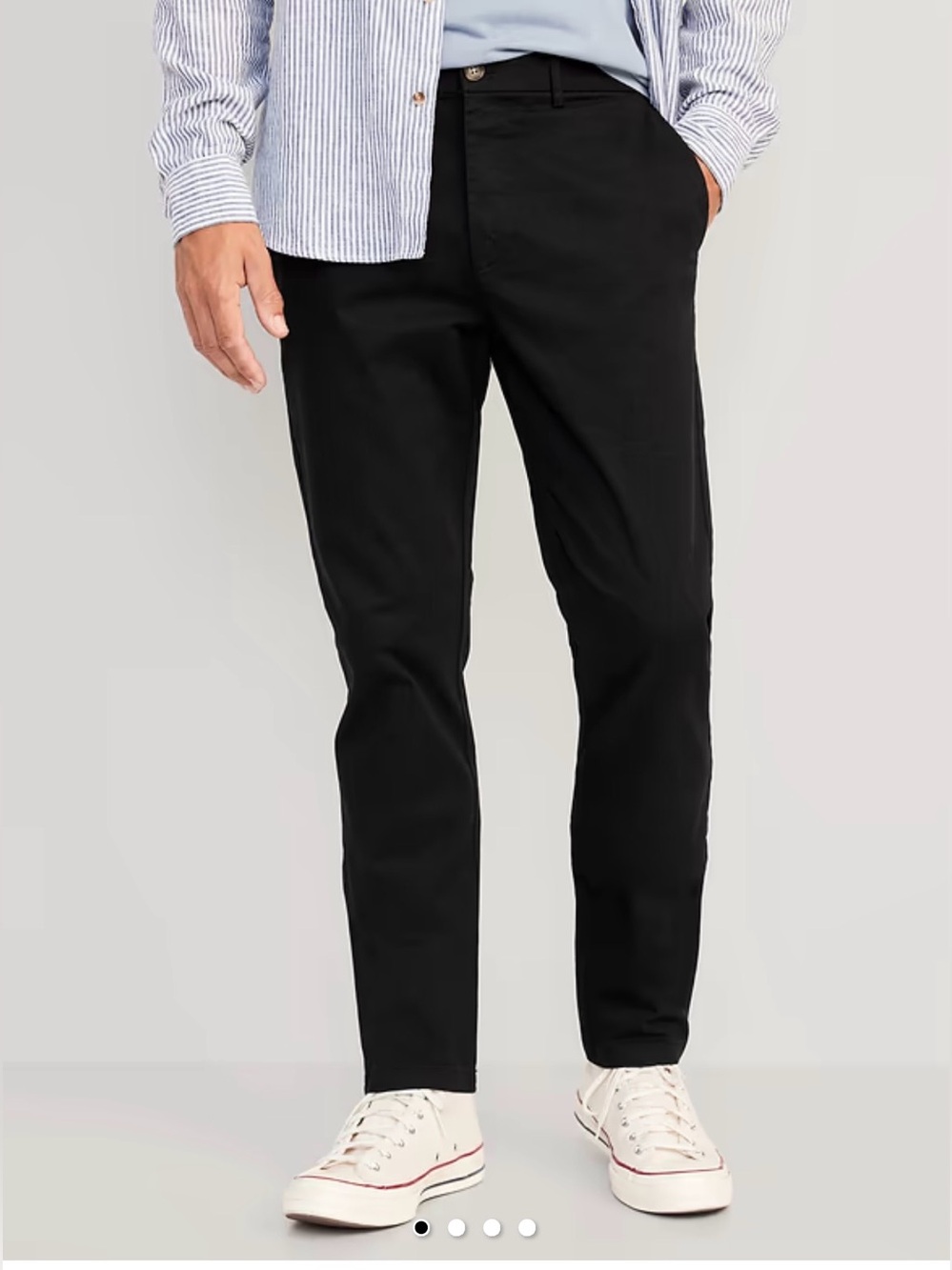 Old Navy Slim Chino Pants in Black Jack 30/34